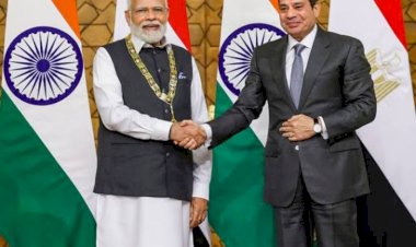 मिस्र ने भारत के प्रधानमंत्री को दिया सर्वोच्च नागरिक सम्मान, नरेंद्र मोदी बोले- शुक्रिया