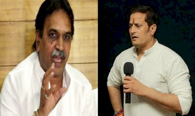 विकास उपाध्याय द्वारा निर्मित मंदिर का दर्शन करने राजेश मूणत दल-बल के साथ पल्लवी विहार पहुँचे