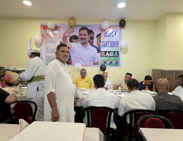 कांग्रेस नेता बीरेश शुक्ला का राहुल गांधी के प्रति ऐसा जुनून की उनके जन्मदिन पर उन्होंने वो कर दिखाया कि...