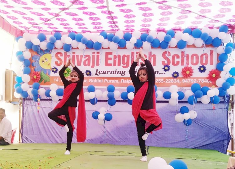 शिवाजी इंग्लिश स्कूल के बच्चों की सांस्कृतिक प्रस्तुति ने सब का मन मोह लिया