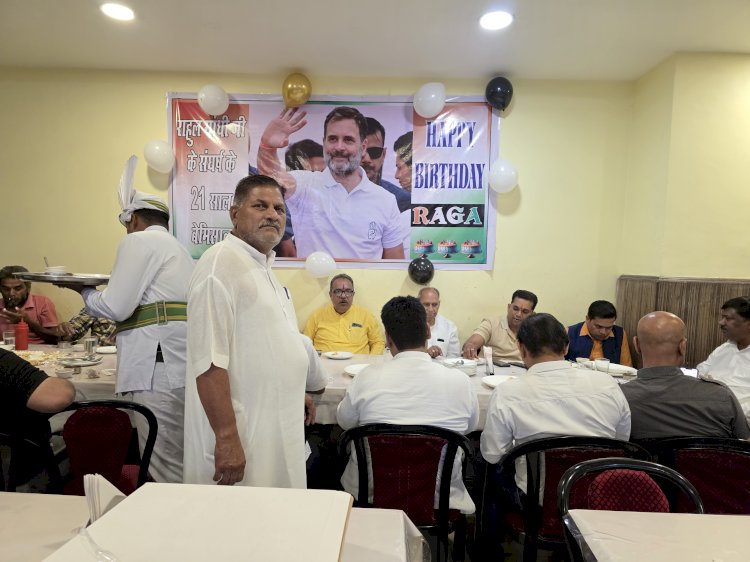 कांग्रेस नेता बीरेश शुक्ला का राहुल गांधी के प्रति ऐसा जुनून की उनके जन्मदिन पर उन्होंने वो कर दिखाया कि...